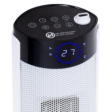 Gerlach Tower heater with Humidifier GL 7733 Ceramic, 2200W, Number of power levels 2, Suitable for 4